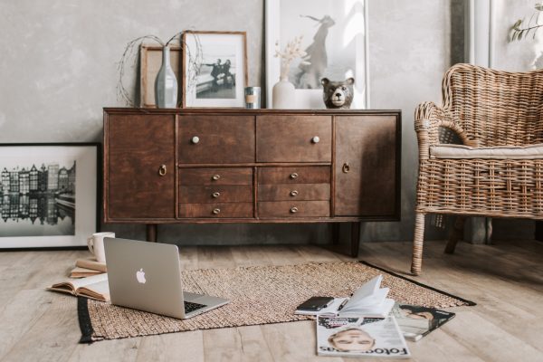 Minimalist Wood Floor Lamp